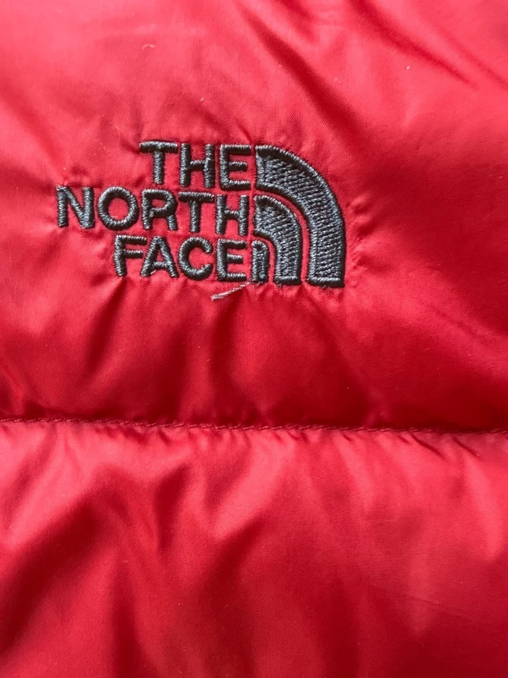 The North Face 550 Puffer Jacket size large 14/16 red youth